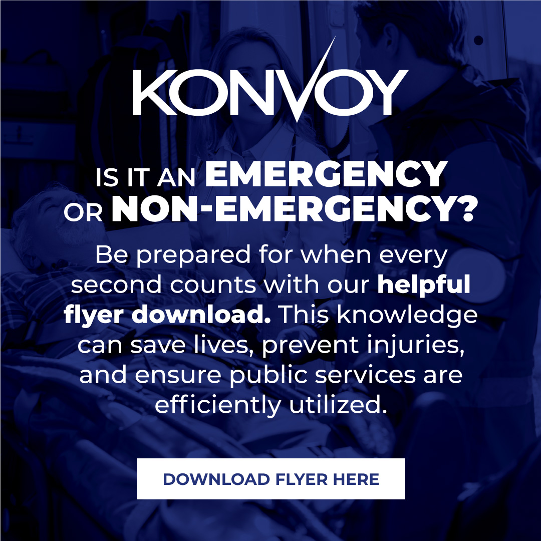 Is it an emergency or non-emergency? Be prepared for when every second counts with this helpful flyer. This knowledge can save lives, prevent injuries, and ensure public services are efficiently utilized. Download flyer here