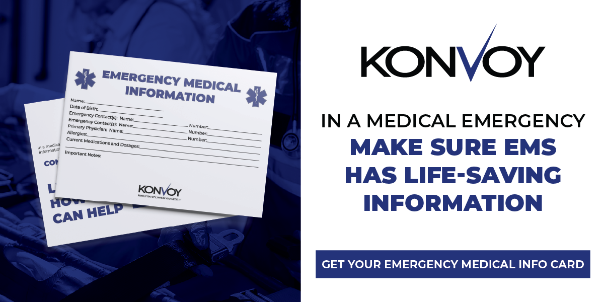 In a Medical Emergency Make Sure EMS Has Life-Saving Information [Get Your Emergency Medical Info Card]