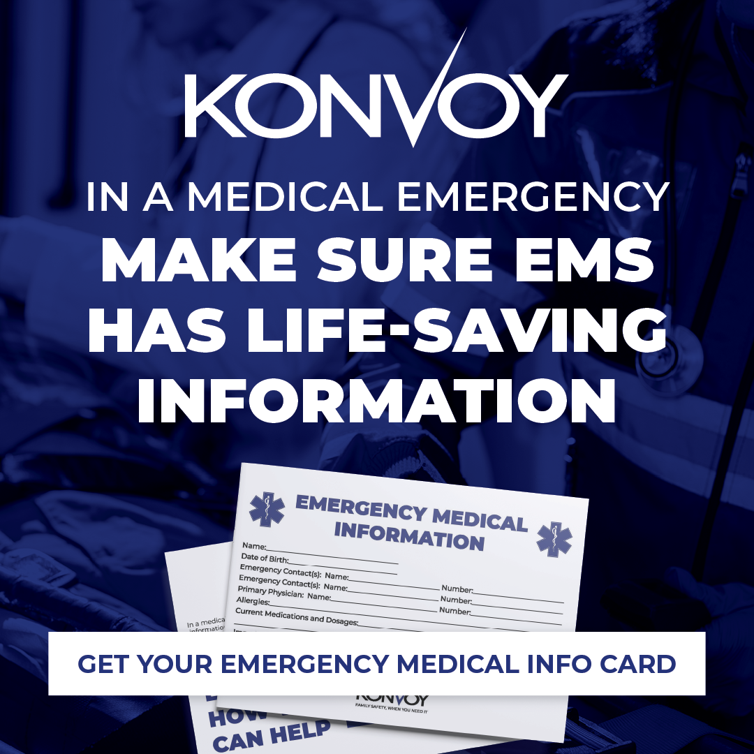 In a Medical Emergency Make Sure EMS Has Life-Saving Information [Get Your Emergency Medical Info Card]