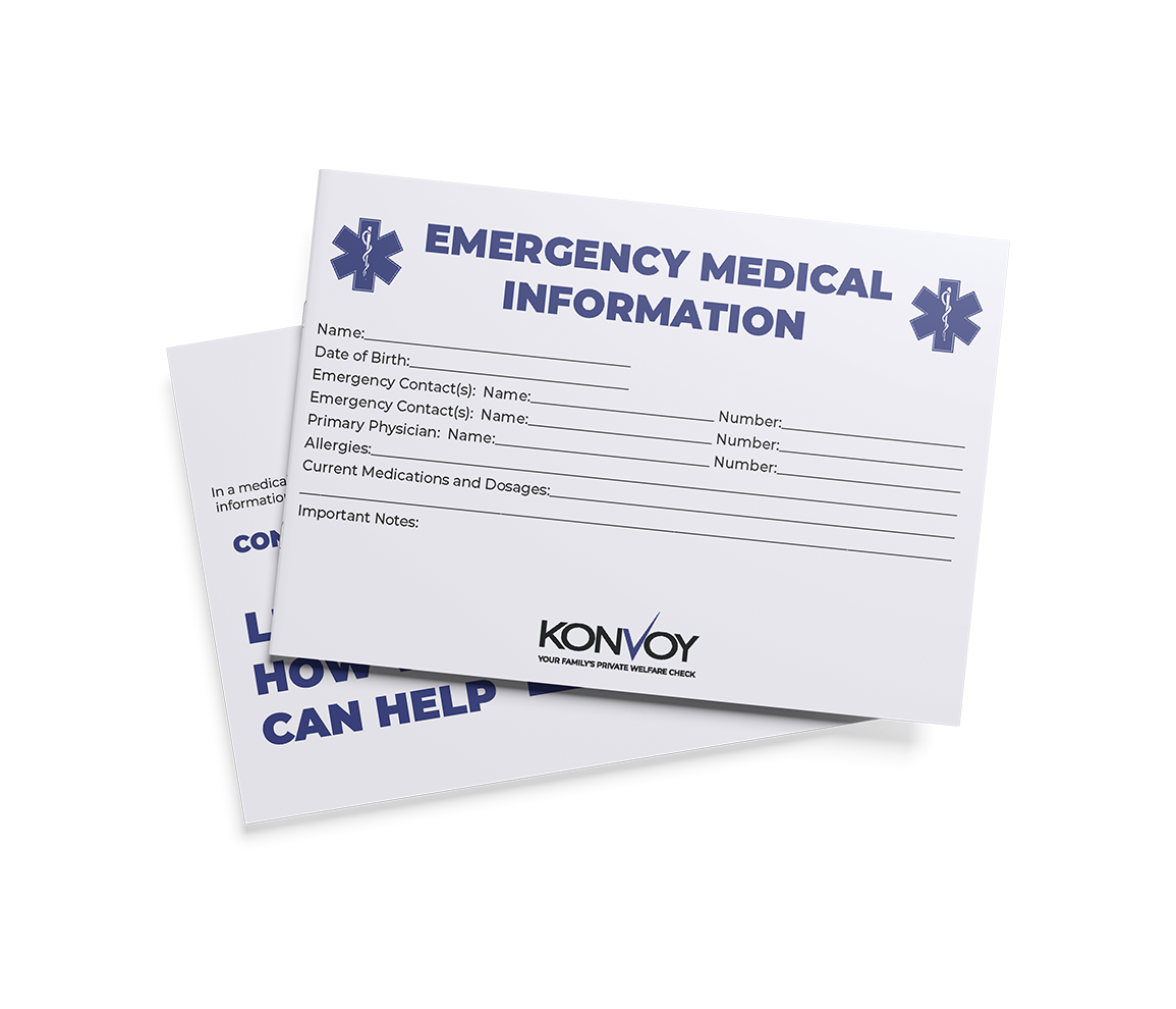 emergency medical card support image